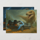 タイムマシンの移動 ポストカード (正面/裏面)