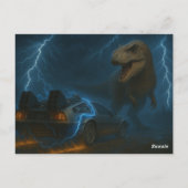 タイムマシンの移動 ポストカード (裏面)