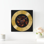 タイムマシンクロック~タイムワープライトハロー~ * ~ スクエア壁時計 (ホーム)