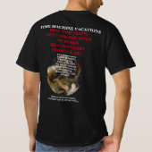 タイムマシンツアー ポンペイ 79AD ローマ Tシャツ (裏面)