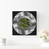 タイムマシンポータル～XZZ 02～時間/宇宙/連続体～ スクエア壁時計 (ホーム)