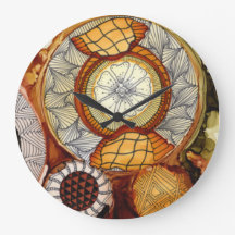 タイムマシンラウンドアクリル時計