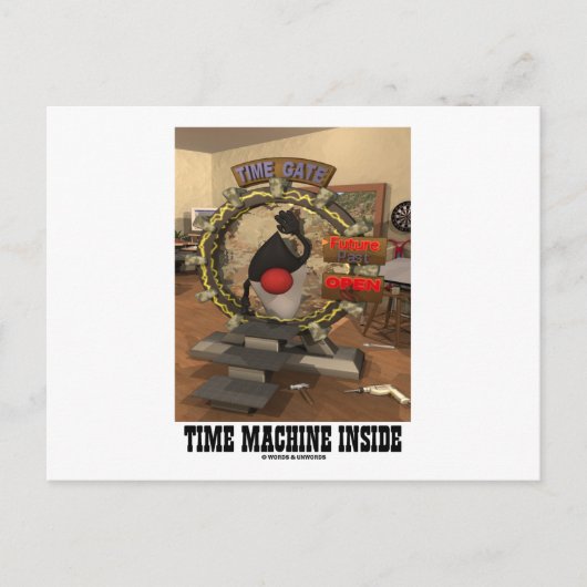 タイムマシン内部(オープンソース公爵) ポストカード (正面)
