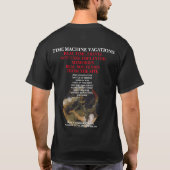 タイムマシン旅行セントヘレンズ1980年噴火2045 Tシャツ (裏面)