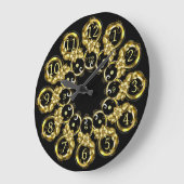 タイムマシン時計~宇宙/時間連続体~ ラージ壁時計 (傾斜)