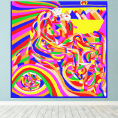 タイムマシン キャンバスプリント (インサイチュ (ウッドフロア))