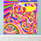 タイムマシン キャンバスプリント (インサイチュ (ウッドフロア))