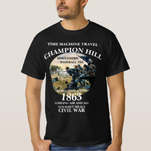 タイムマシン トラベル チャンピオン ヒルの戦い Tシャツ