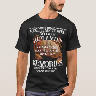 タイムマシン ペスト リッパー マーダーズ カターニア シチリア IT Tシャツ