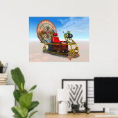 タイムマシン ポスター (ホームオフィス)