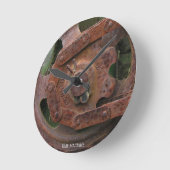 タイムマシン ラウンド壁時計 (傾斜)