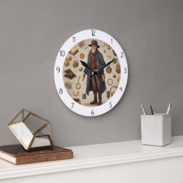 タイムマシン ラージ壁時計