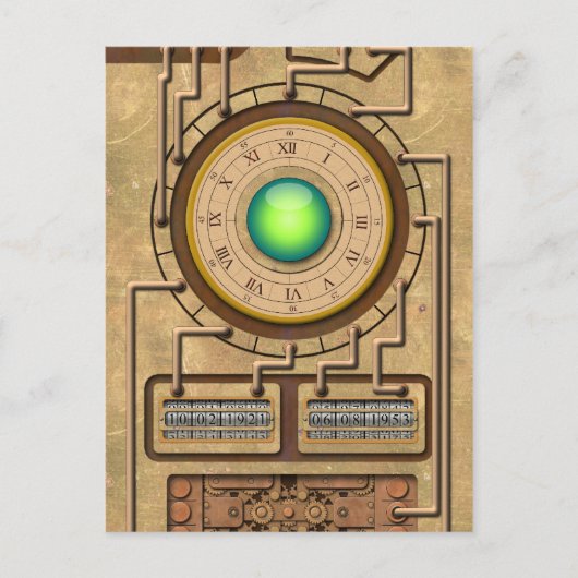 『タイムマシン』 - H. G. ウェルズ ポストカード (正面)