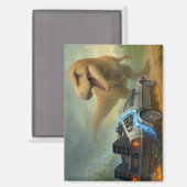 タイムマシンDeLoreanは友人を作る マグネット (正面/裏面)