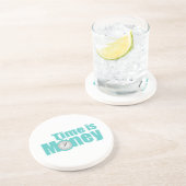 タイムマネーコースター：カスタマイズ可能なデザイン コースター (側面)