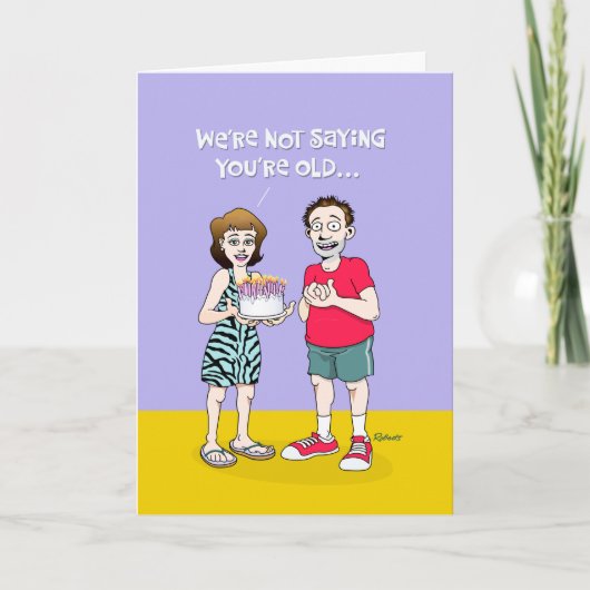 「タイムマーチズオン」誕生日 カード (正面)