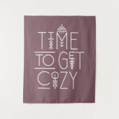 タイムモダン・トゥ・ザ・コージーデザイン タペストリー (正面)