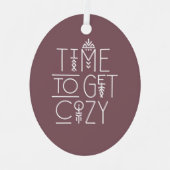 タイムモダン・トゥ・ザ・コージーデザイン メタルオーナメント (正面)