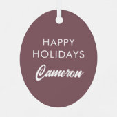 タイムモダン・トゥ・ザ・コージーデザイン メタルオーナメント (裏面)