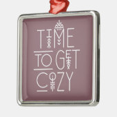 タイムモダン・トゥ・ザ・コージーデザイン メタルオーナメント (左)