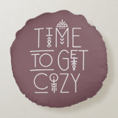 タイムモダン・トゥ・ザ・コージーデザイン ラウンドクッション (裏面)