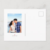 タイムラおもしろいイン妊娠告知1枚の写真 案内ポストカード (裏面)