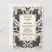 タイムライブラリ旧英語書本クラブカバ結婚ー 招待状 (正面)