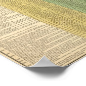 タイムラインのローマ定規 ポスター (角)