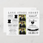 タイムライントップハットポストカードを保存 案内ポストカード (正面/裏面)