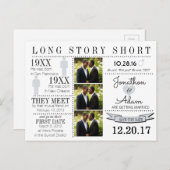 タイムラインポストカードの保存 案内ポストカード (正面/裏面)