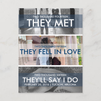 タイムライン日付ポストカードの保存 案内ポストカード