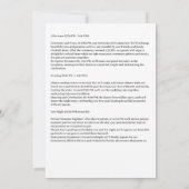 タイムライン結婚カップルの日 招待状 (裏面)