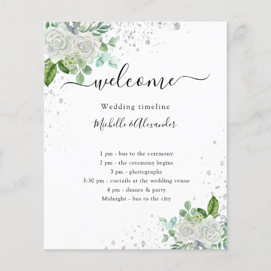 タイムライ結婚ンプログラムフローラユーカリ予算 チラシ (正面)