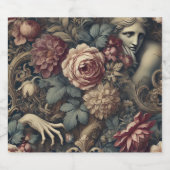 タイムラプス – ゴシックフローラ枕 ビールラベル (シングルラベル)