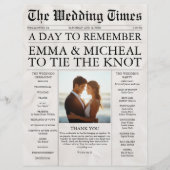 タイムラモダンン結婚ズ新聞プログラム チラシ (正面)