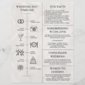 タイムラモダンン結婚ズ新聞プログラム チラシ (裏面)