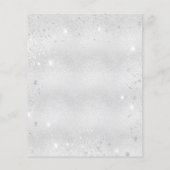 タイムラ結婚インのプログラム銀フローラの緑 チラシ (裏面)