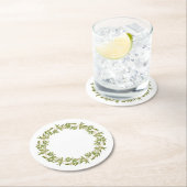 タイムリースラウンド紙コースター ラウンドペーパーコースター (インサイチュ)