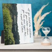 タイムリー引用文バイエイブラハム・リンカーン フォトプラーク (側面)