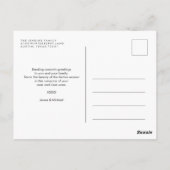 タイムレエレガントスシンプルのJOY HOLIDAYS写真 ポストカード (裏面)