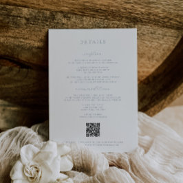 タイムレスつる植物クレストダスティブルー詳細カード 招待状