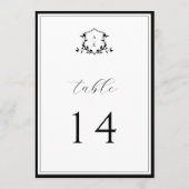 タイムレスつる植物ブラッククレストテーブル番号 プログラム (裏面)