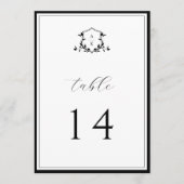 タイムレスつる植物ブラッククレストテーブル番号 プログラム (正面)