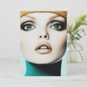 タイムレスなエレガンス：アイコニック1960sモデルポートレート 招待状 (スタンド正面)