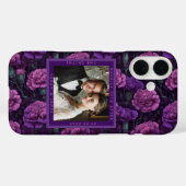 タイムレスなカーネーションの花のフローラルウェディング Case-Mate iPhoneケース (裏面 (横))