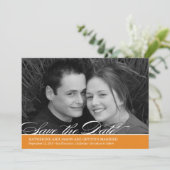 タイムレスなスクリプト写真 保存の日 - オレンジ セーブザデート (スタンド正面)