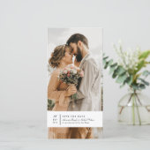 タイムレスなチャーム 保存日付のお知らせ セーブザデート (スタンド正面)