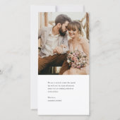 タイムレスなチャーム 保存日付のお知らせ セーブザデート (裏面)