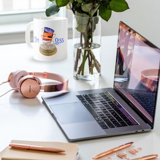 タイムレスなティーモーメント – Surreal自然カップアート コーヒーマグカップ