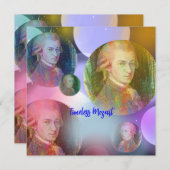 タイムレスなモーツァルトのグリーティングカード (正面/裏面)